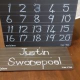 Name and Surname Trace and Wipe Boards