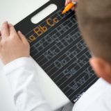 Upper and Lower Case Trace and Wipe Board
