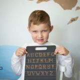 Upper Case Trace and Wipe Boards